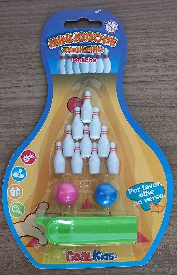 Kit Diversão: Mini boliche + Sinuca