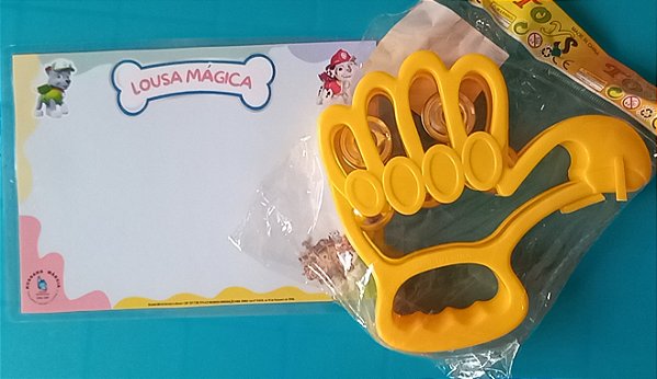 🎉 Lousa Mágica + Pandeiro Infantil em Formato de Mão 🎉