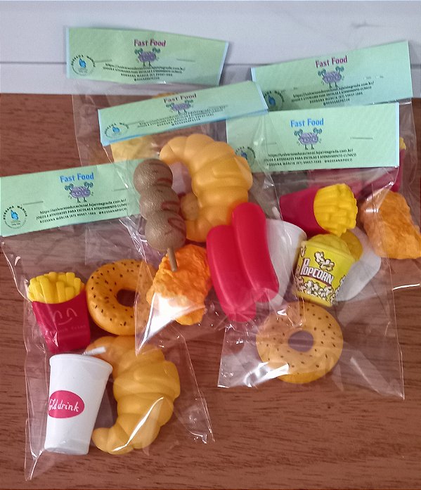 Kit Fast Food de Brinquedo - Diversão e Criatividade