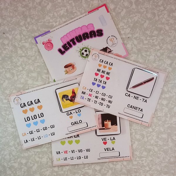 Minhas Leituras - Kit Educativo Personalizado