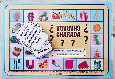 Jogo Charadas em PDF