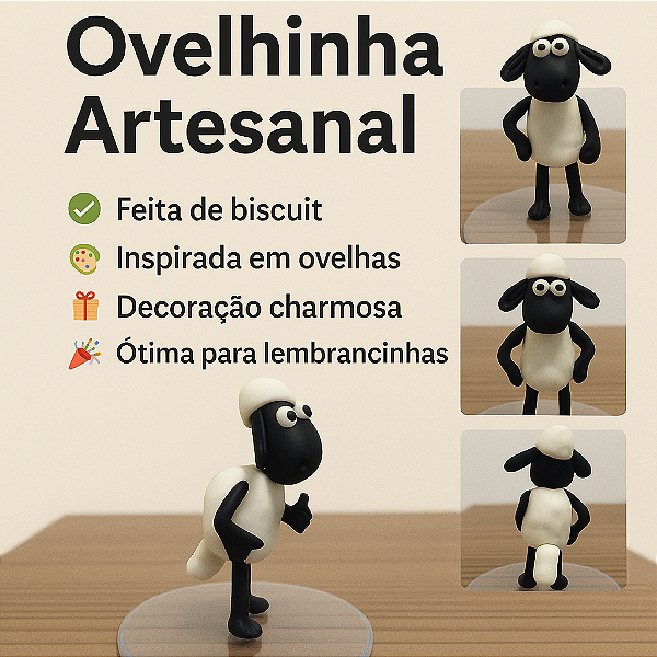Shaun, O Carneiro-Boneco em Biscuit