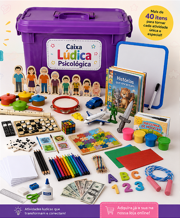 Caixa Lúdica Psicológica - IMAGEM ILUSTRATIVA