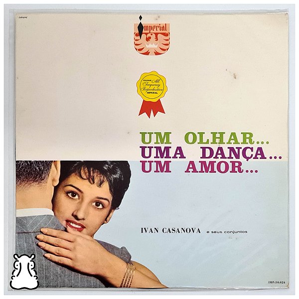 LP Ivan Casanova Um Olhar Uma Dança Um Amor Disco Vinil 1959