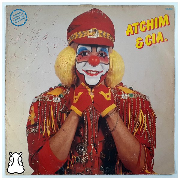 LP Atchim e Cia Todo Dia é Festa - Vinil Autografado 1991