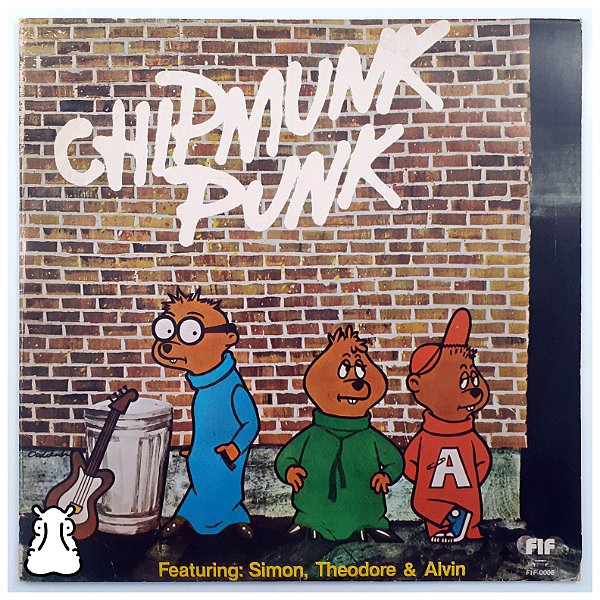 LP The Chipmunks - Chipmunk Punk - Disco de Vinil 1980 Leia