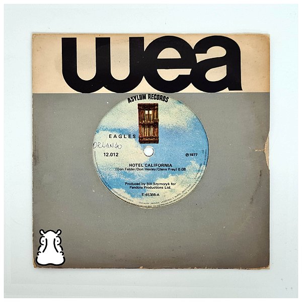 Compacto Eagles - Hotel California Disco de Vinil 1977 - Hm