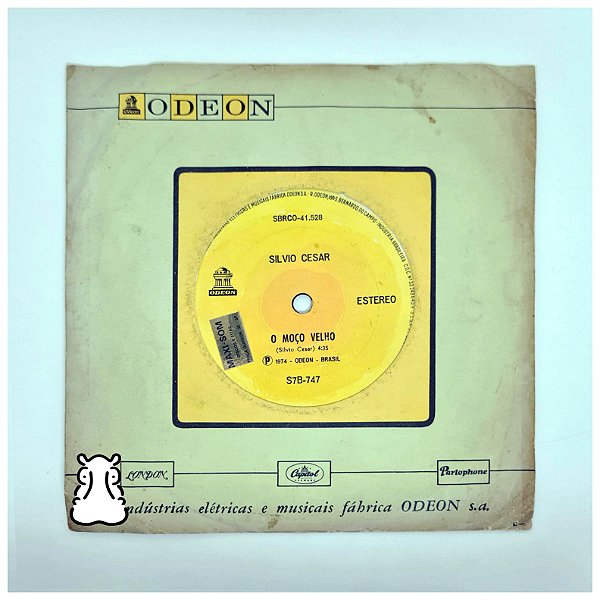 EP Compacto Silvio Cesar - Verde e Rosa Disco de Vinil 1974