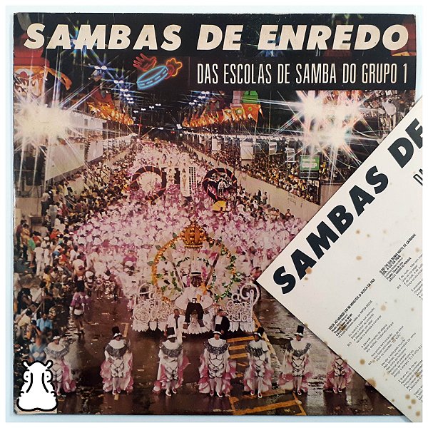 Lp Sambas De Enredo Carnaval 87 Grupo 1 Sp Disco Vinil - Hm