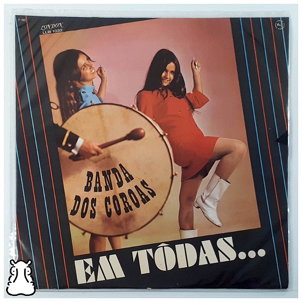 LP Banda Dos Coroas - Em Tôdas - Disco de Vinil Mono 1967
