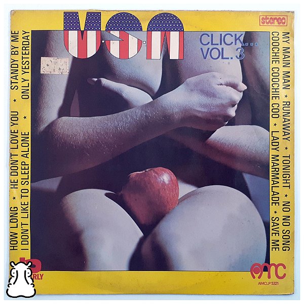 LP USA Click - Vol.3 - Disco de Vinil - Coletânea Pop - Hm