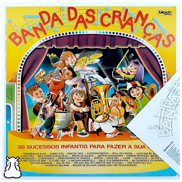 LP Banda das Crianças 30 Sucesso Infantis Vinil  Enc Hip2mil
