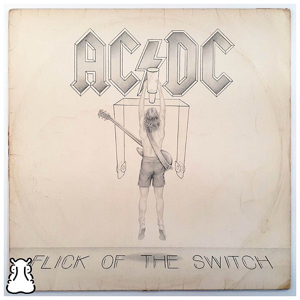 LP AC/DC - Flick Of The Switch - Disco de Vinil 1983 Leia