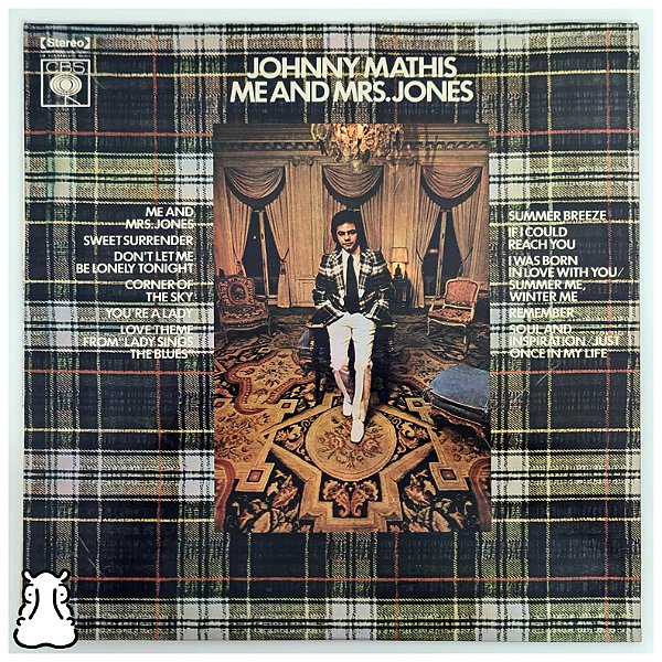 LP Johnny Mathis - Me And Mrs. Jones - Disco Vinil 1972 - Hm