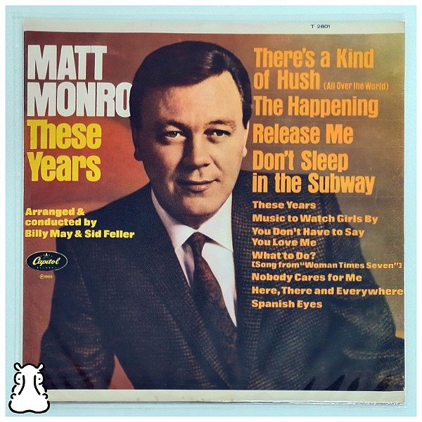 Lp Matt Monro - These Years - Disco De Vinil Mono 1968
