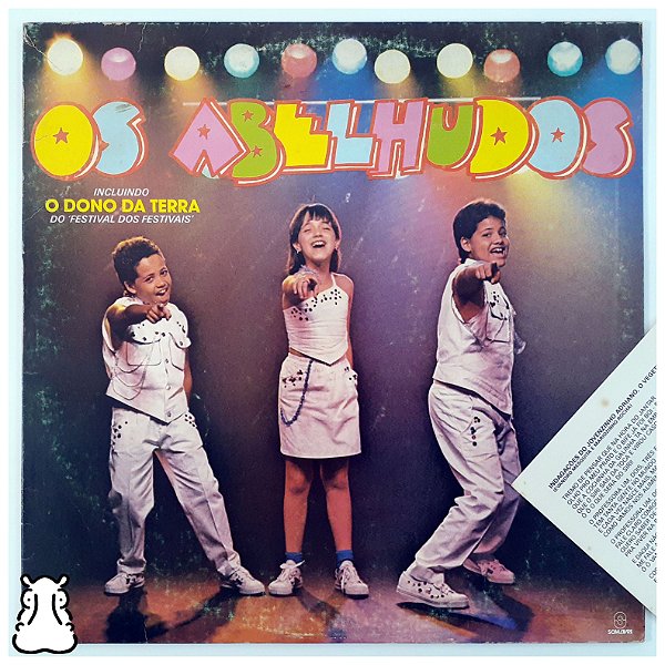 Lp Os Abelhudos O Dono Da Terra Disco De Vinil 1985 Encarte