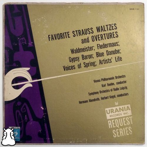 Lp Karl Boehm Favorite Strauss Waltzes Overtures Imp. Vinil