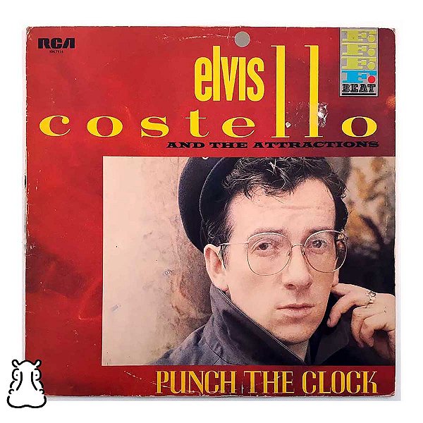 LP Elvis Costello - Punch The Clock Disco De Vinil 1983 - Hm