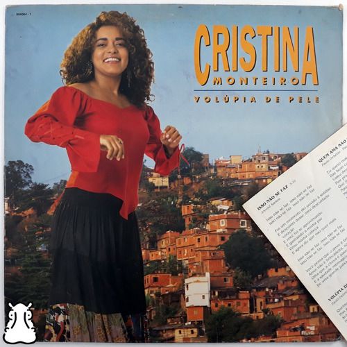 Lp Cristina Monteiro Volúpia De Pele Disco Vinil 1993 Encart