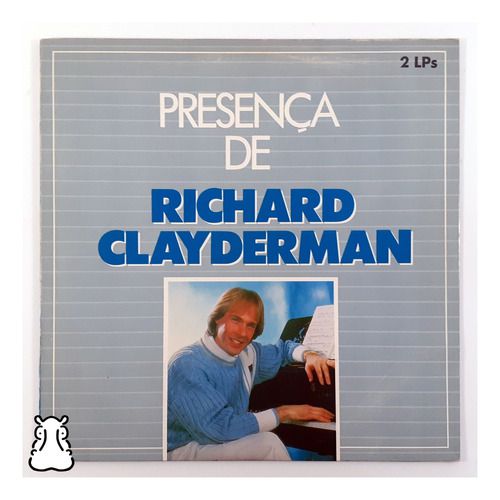 Lp Presença De Richard Clayderman Disco De Vinil Duplo