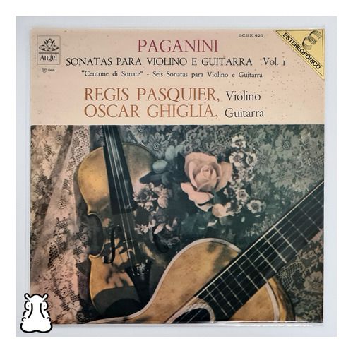 LP Paganini - Sonatas para Violino e Guitarra - Vinil - Hm