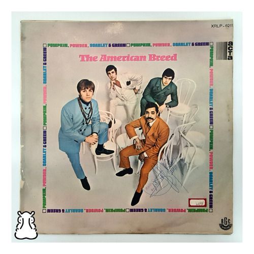 Lp The American Breed  Pumpkin, Powder Scarlet & Green Vinil