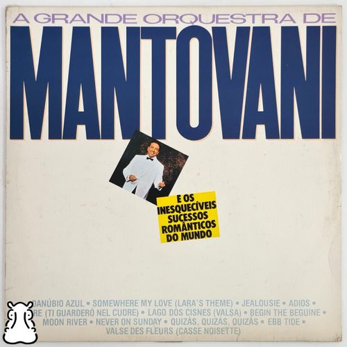 Lp Mantovani A Grande Orquestra Disco De Vinil 1988