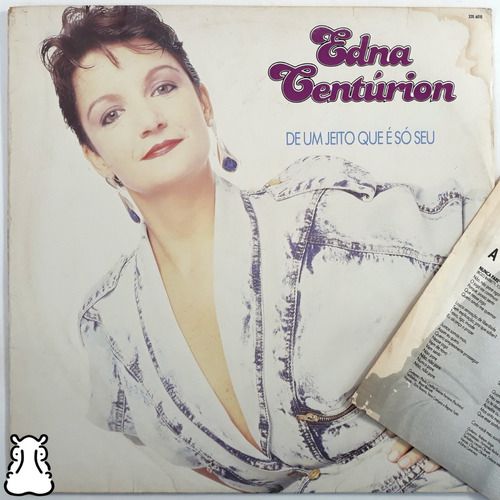 Lp Edna Centúrion Um Jeito Que É Só Seu Vinil 1988 Encarte