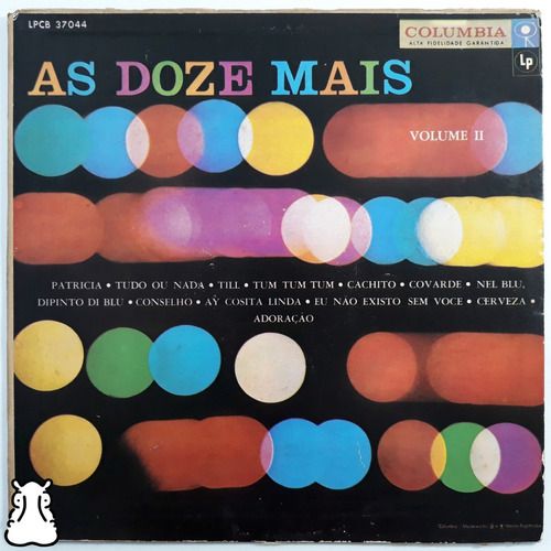 Lp As Doze Mais Volume 2 Disco De Vinil 1970 Sylvio Mazzucca