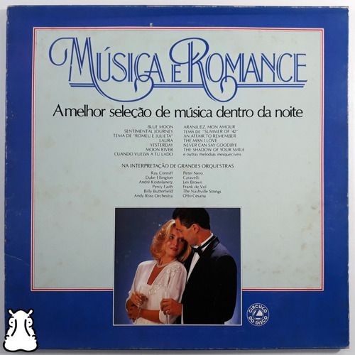 Lp Música E Romance Círculo Do Livro Disco De Vinil Duplo
