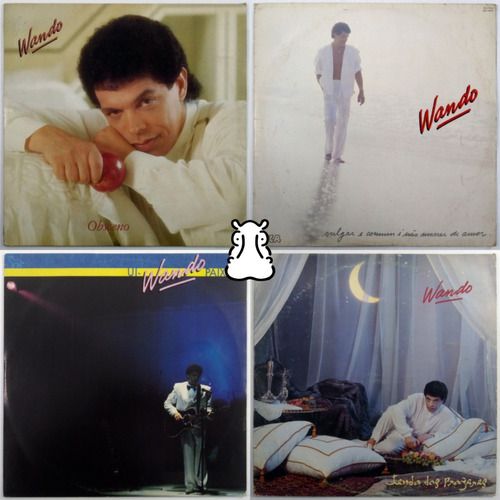 4 Lps Wando Disco De Vinil Obsceno Tenda Dos Prazeres