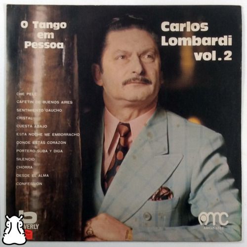 Lp Carlos Lombardi Vol.2  O Tango Em Pessoa Vinil 1973