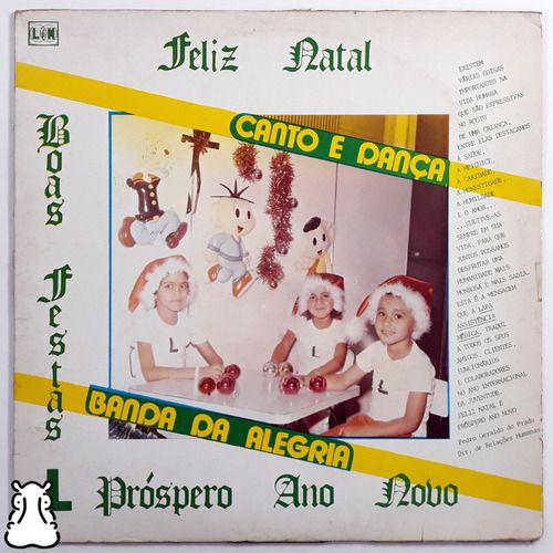 Lp Banda Da Alegria Canto E Dança Disco De Vinil 1985