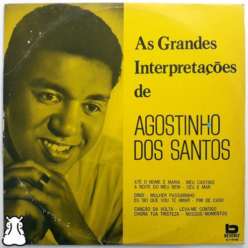 LP Agostinho Dos Santos As Grandes Interpretações Vinil - Hm