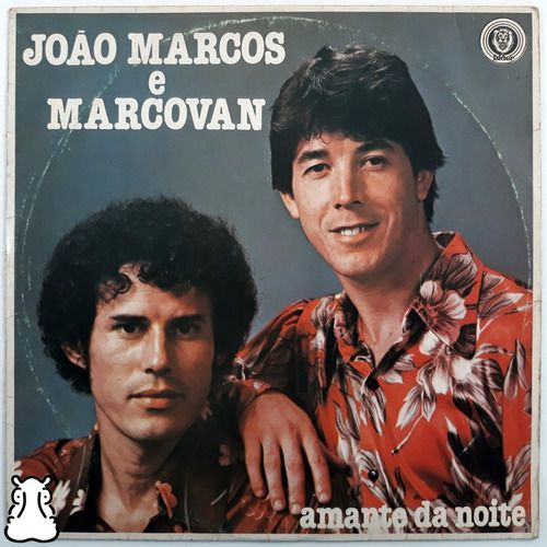LP João Marcos e Marcovan - Amante Da Noite Disco Vinil - Hm