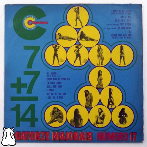Lp Vários As 14 Maiorais N° 17 Disco De Vinil