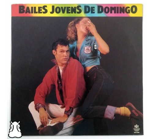 LP Bailes Jovens De Domingo - Disco De Vinil 1993 - Hm