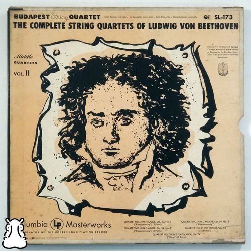 LP Box Beethoven - Complete String Quartets Vol 2 Vinil - Hm