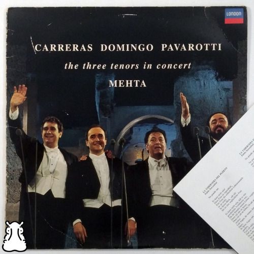 LP Carreras Domingo Pavarotti In Concert 1990 Importado - Hm