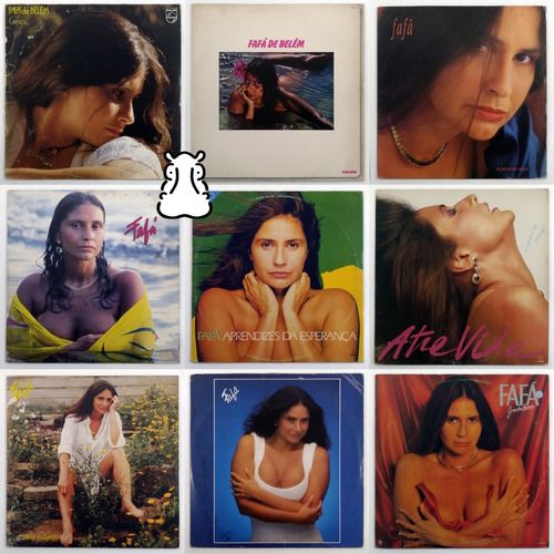 9 LPs Fafá De Belém - Disco De Vinil - Hm