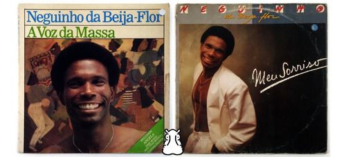 2 Lps Neguinho Da Beija Flor Disco De Vinil