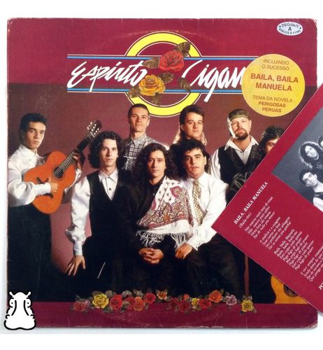 Lp Espírito Cigano 1992 Baila, Baila Manuela Vinil Encarte