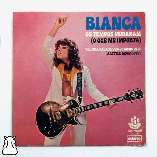 Compacto Bianca - Os Tempos Mudaram - Disco De Vinil - Hm