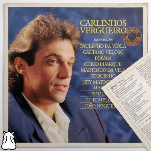 LP Carlinhos Vergueiro - 15 Anos De Carreira - Vinil - Hm