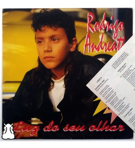 Lp Rodrigo Andreatto Luz Do Seu Olhar Vinil 1995 Com Encarte