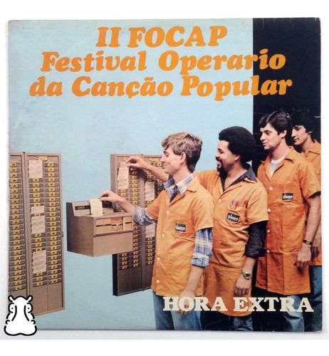 Lp  Il Focap Festival Operário Disco De Vinil 1982