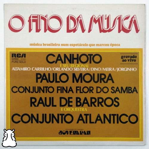 Lp O Fino Da Música Brasileira Num Espetáculo Disco De Vinil