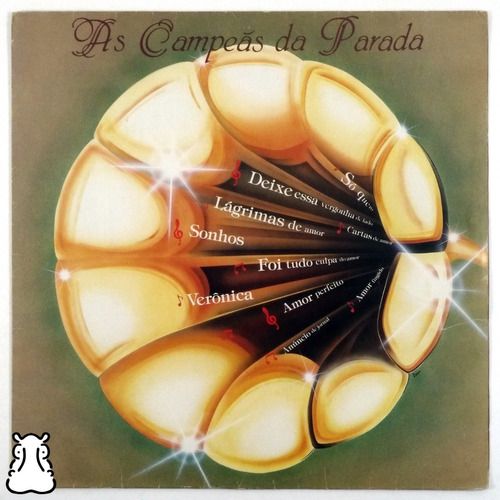 Lp As Campeãs Da Parada Disco De Vinil 1987 Peninha Diana
