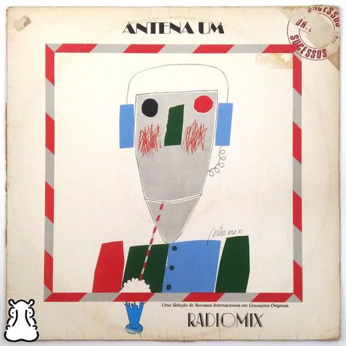 LP Antena Um Radiomix - Disco Vinil 1982 - Coletânea - Hm