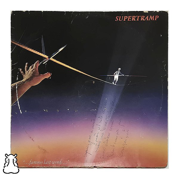 LP Supertramp - Famous Last Words - 1982 Vinil Encarte - Hm